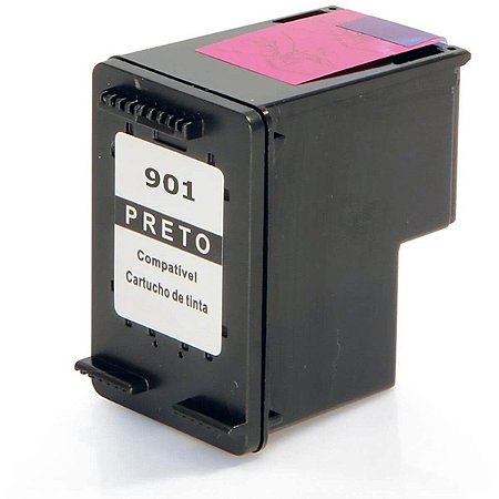 Cartucho de Tinta HP 901XL 901 XL CC653AB| COMPATÍVEL PRETO 13ML