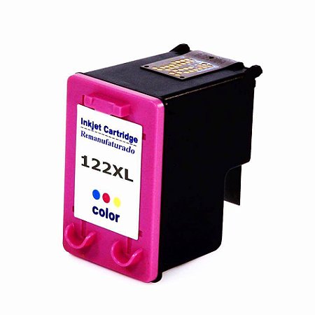 Cartucho de Tinta HP 122XL 122 XL CH564HB| Compatível Colorido 13 ML