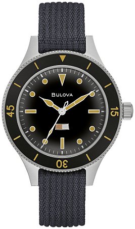 Relógio Bulova de Mergulho MIL-SHIPS-W-2181 Automático 98A266