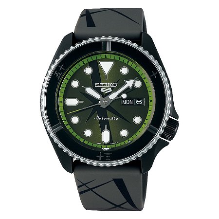 Relógio New Seiko 5 Sports Automático SRPH67K1 One Piece ZORO Limited Edition