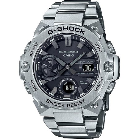 Relógio Casio G-SHOCK Solar G-steel GST-B400D-1ADR