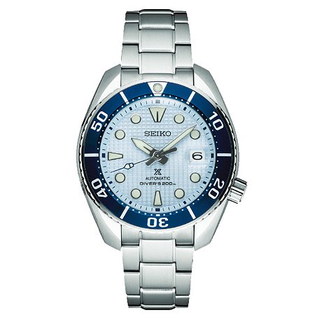 Relógio Seiko Prospex Sumo Ice Diver blue SPB179J1
