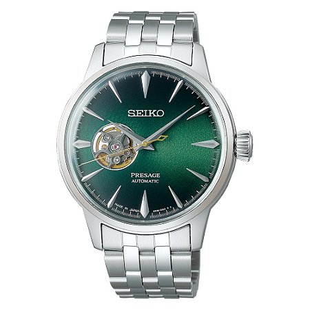 Relógio Seiko Presage Grasshopper Open Heart SSA441