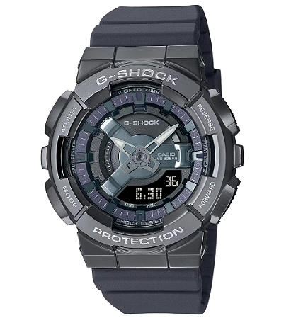 Relógio Casio G-SHOCK Feminino Metal Covered GM-S110B-8ADR Relógio Casio G-SHOCK Feminino Metal Covered GM-S110B-8ADR