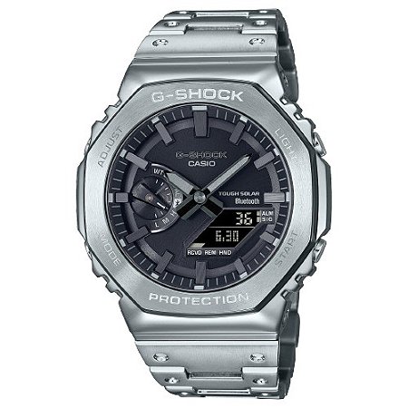 Relógio Casio G-SHOCK GM-B2100D-1ADR Tough Solar e Bluetooth