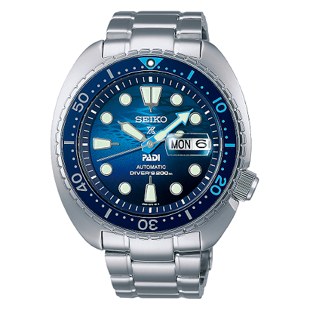Relógio Seiko Prospex King Turtle Padi Great Blue Edição Especial SRPK01