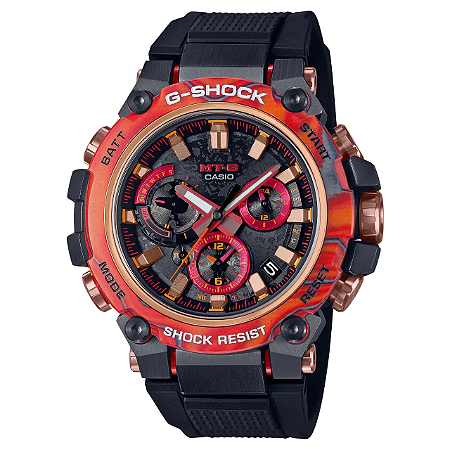 Relógio Casio G-SHOCK Flare Red MTG-B3000FR-1ADR 40TH Anniversary Limited Edition