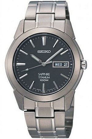 Relógio Seiko Quartz  SGG731B1 Titanium Safira Masculino