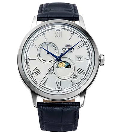 Relógio Orient SUN & MOON Automático RA-AK0802S30B
