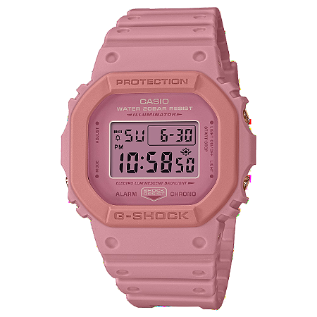 Relógio Casio G-shock Peach Blossom Feminino DW-5610SL-4A4DR