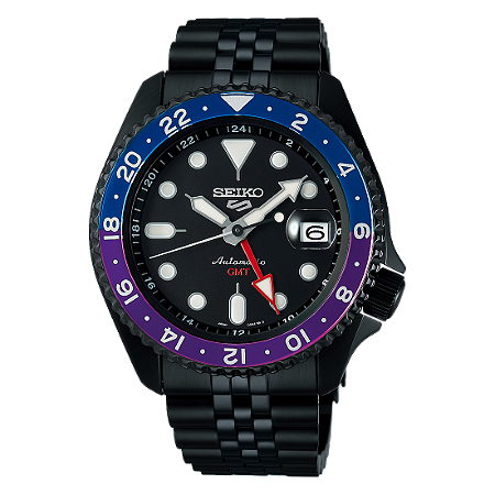 Relógio New Seiko 5 Sports GMT SSK027K1 Yuto Horigome Limited Edition