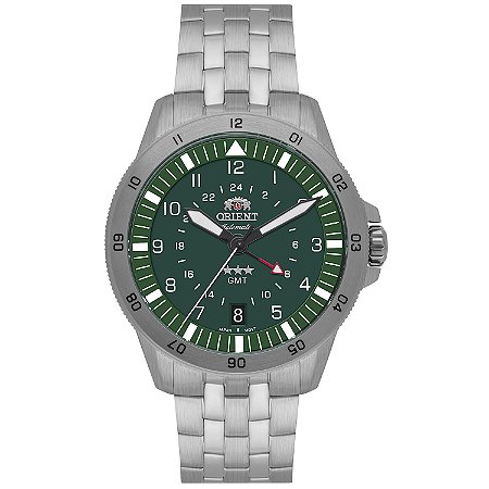 Relógio Orient Automático 3 Estrelas GMT NH3SS018 E2SX