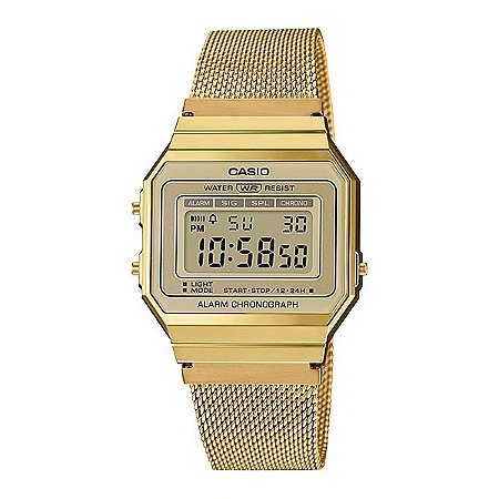 Relogio Casio SLIM VINTAGE A700WMG-9ADF Unissex LANÇAMENTO - Relojoaria  Impala - Desde 1974 no ramo Relojoeiro