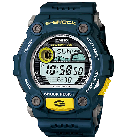 Relógio Casio G-shock Tábua De Maré Rescue Resgate G-7900-2DR