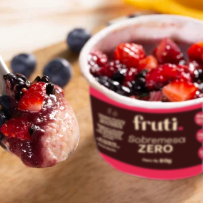 Cheesecake de Frutas Vermelhas Zero Açúcar - 60g