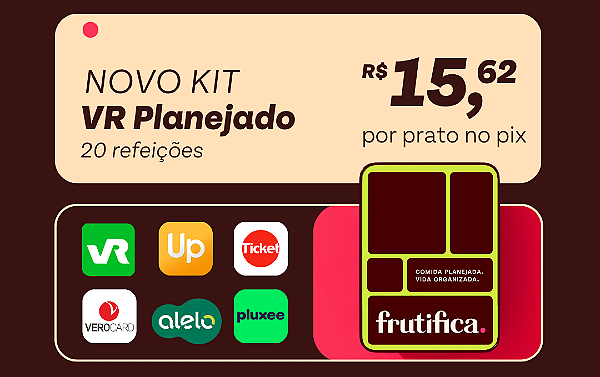 Kit VR Planejado - 20 pratos com o Melhor Custo-Benefício