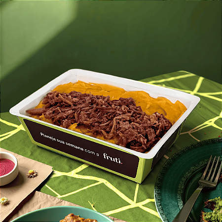 Purê de Mandioquinha com Ragu de Cupim - 260g