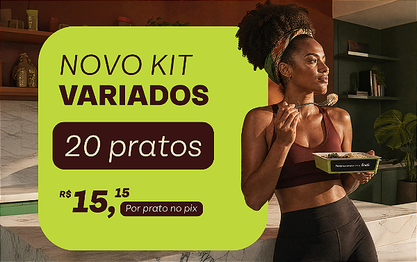 Kit Variados da Fruti - 20 pratos