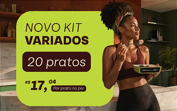 Kit Variados da Fruti - 20 pratos