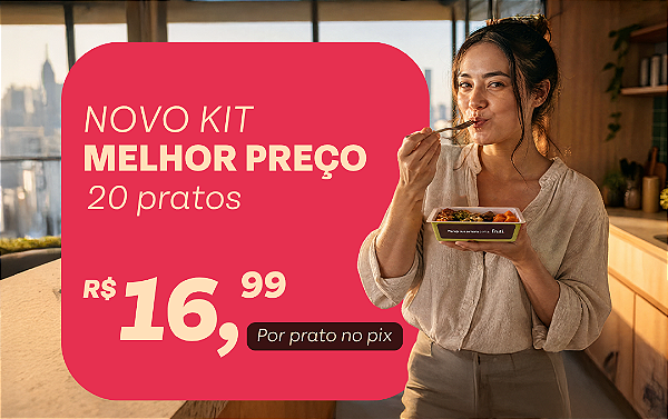 Kit Melhor Preço da Fruti - 20 pratos