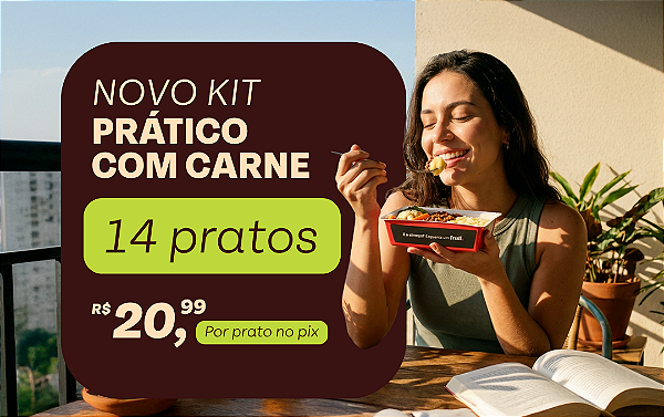 Kit Prático com Carne - 14 pratos