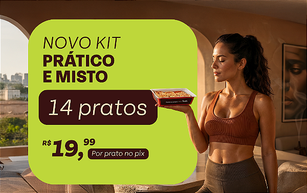 Kit Prático e Misto da Fruti - 14 pratos