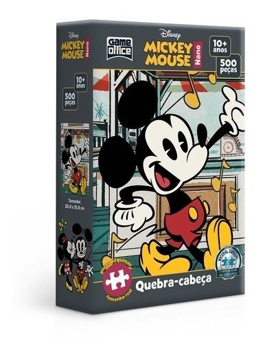 Quebra Cabeça Mickey Mouse Nano 500 Peças