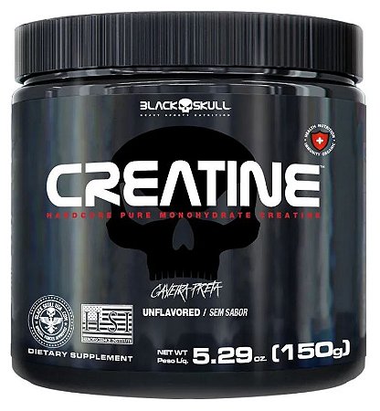 Creatina Monohidratada Pura Black Skull 150g - Creatine Black Skull
