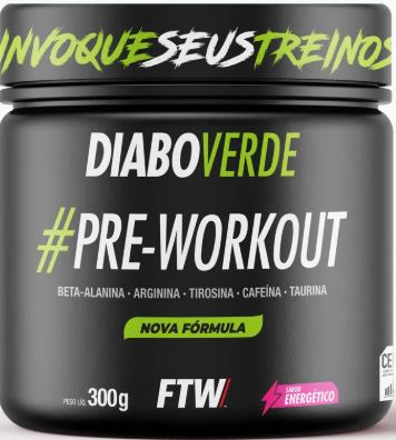 Pré-treino Diabo Verde 300g - FTW
