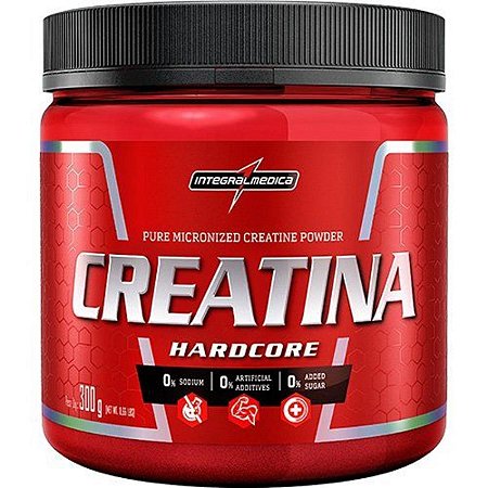 Creatina Pura Hardcore Integralmedica 300g