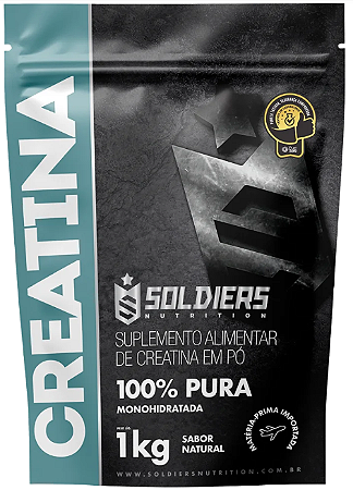 Creatina Sachê Monohidratada Pura Soldiers 600g