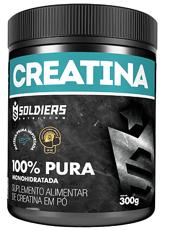 Creatina Monohidratada Pura Soldiers 300g
