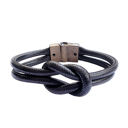Pulseira Noah - Corda com Fecho Magnético Ouro Velho