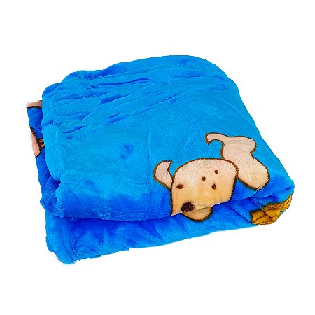 Cobertor Baby 100 x 105 - Azul