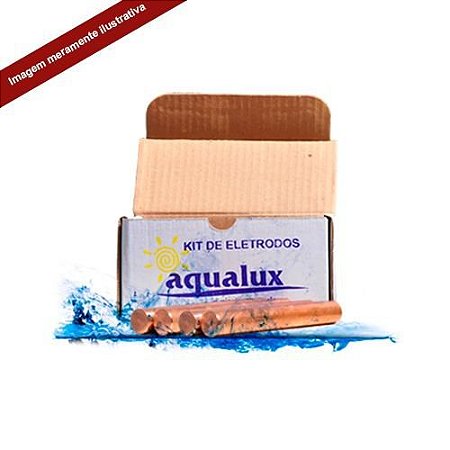 Kit Eletrodos para Ionizador Aqualux - Splash 100 - Kit C-12