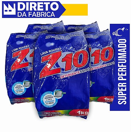 Kit 5 Sabões Em Pó Lava Roupas 1 Kg - Z10