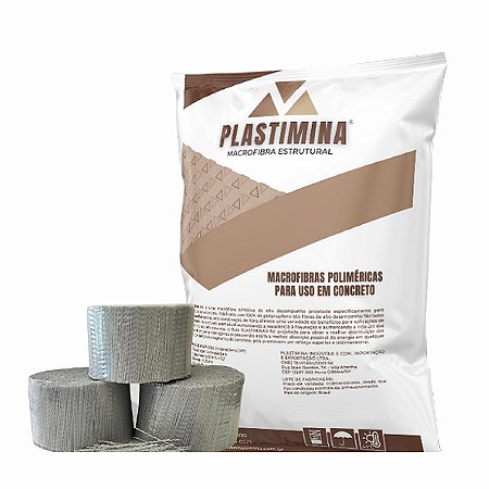 Macrofibra Estrutural Para Concreto Usinado 5KG