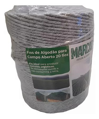 Rolo De fio de Algodão Para Campo Aberto 20 Fios -  330 Metros