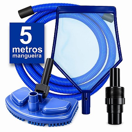 Kit Acessórios Limpeza Piscinas Inflável E Estrutural Intex - 5 Metros