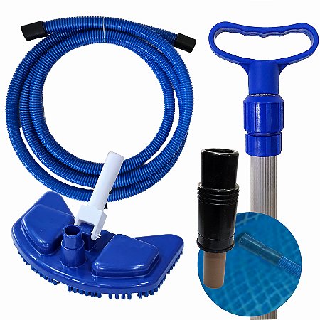 Kit Para Aspiração De Piscinas Estruturais e Infláveis