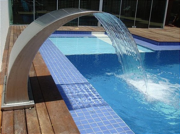 Cascata para Piscinas - Aço Inox 304 - Wave Juninho - 40 cm