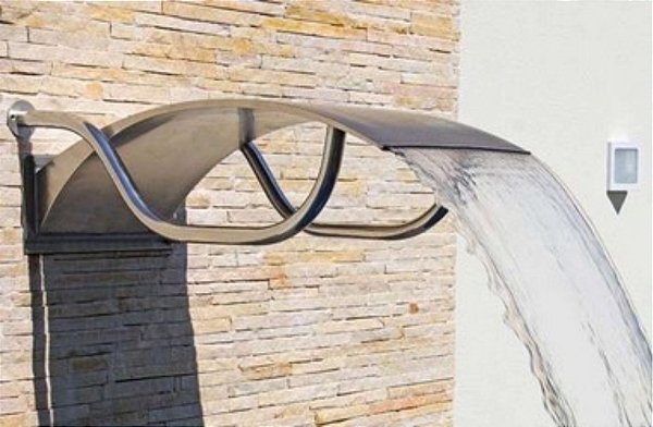 Cascata para Piscinas - Aço Inox 304 - Niágara - 1,00 M
