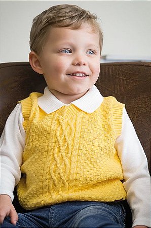 Colete Bebê Amarelo - Petit Nini | Oferta de Acessórios e Roupas para Bebês  e Crianças