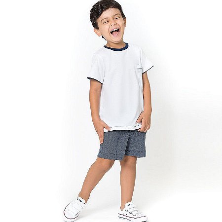 blusa branca de criança