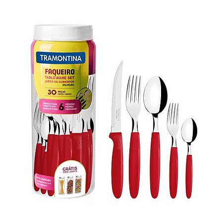 Faqueiro Inox 30 peças IPANEMA - Tramontina