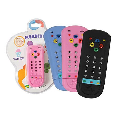Mordedor Controle Remoto para Bebês Atóxico Pequeno 12cm