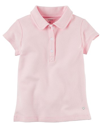 Camiseta Gola Polo Carter's Menina - Roupas de bebê e criança importadas.  Produtos Carter's no Brasil