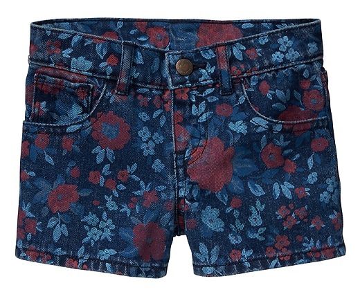 Shorts Jeans Estampa Floral GAP