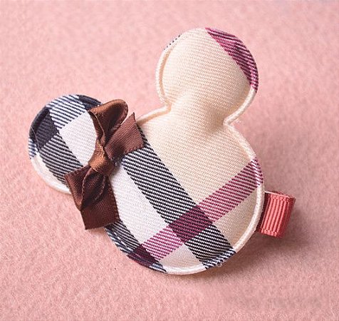 Presilha de Cabelo Xadrez (Estilo Burberry) - Minnie Mouse - Roupas de bebê  e criança importadas. Produtos Carter's no Brasil