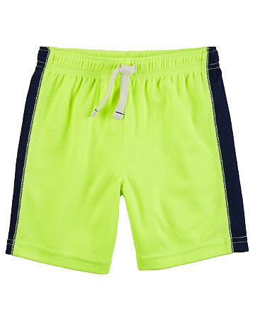 Shorts Pull On Neon Mesh